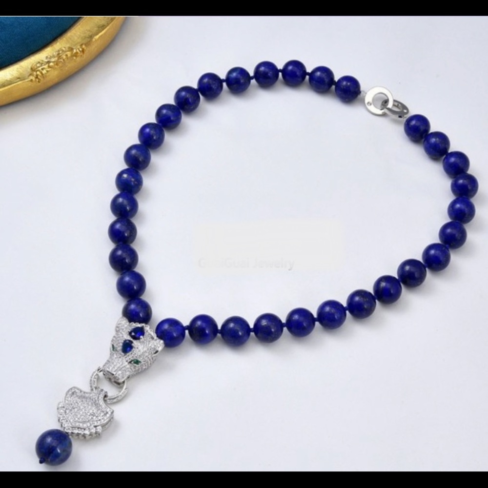 Bold Blue Lapis Lazuli Necklace